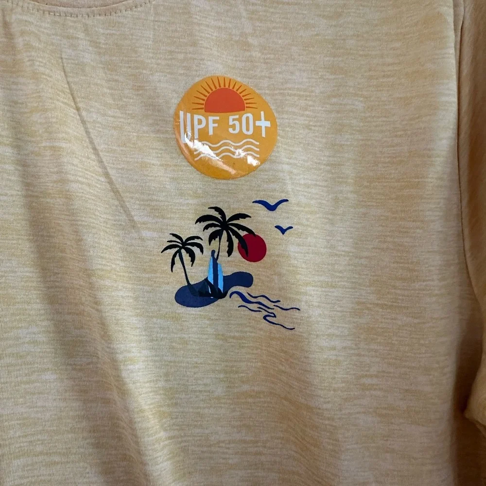 Surf & Co SPF 50+ Long Sleeve Swim Shirt - Size Medium - NWT